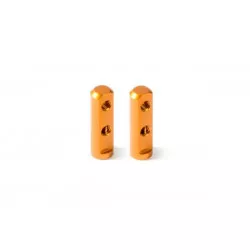 X12 ALU SERVO MOUNT - ORANGE (2), X376257-O