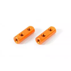 X12 ALU SERVO MOUNT - ORANGE (2), X376259-O