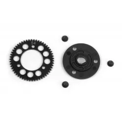 Steel Spur Gear 54T : 48 + Composite Spur Gear Adapter, X385654