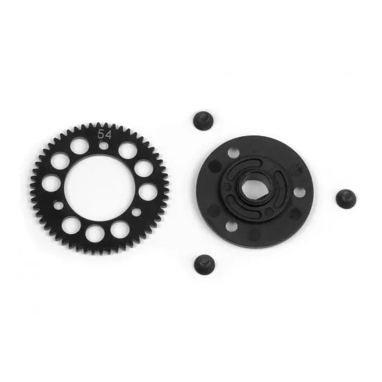 Steel Spur Gear 54T : 48 + Composite Spur Gear Adapter, X385654