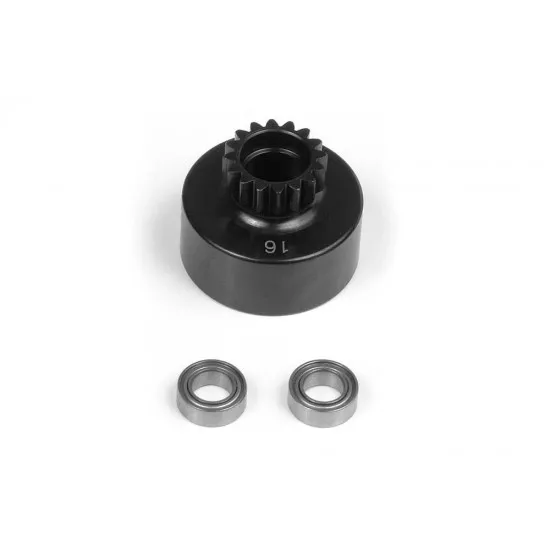 Clutch Bell 16T With Bearings, X388516