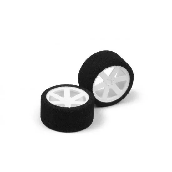 Rear Foam Tire Mounted (2) - Soft