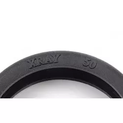 Rubber Tires + Inserts, Front (50Deg), X389650