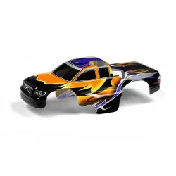 Body 1:18 Nitro Mt Painted & Trimmed Dragonfire Orange, X389763