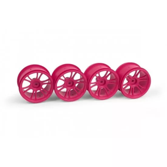 Xray M18MT Starburst Wheels Pink (4), X389948