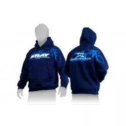 XRAY SWEATER HOODED - BLUE (S), X395500S
