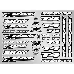 Xray T4 Sticker For Body - White