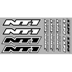 Xray NT1 Sticker For Body White Die-Cut, X397331