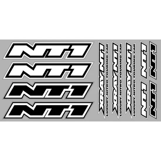 Xray NT1 Sticker For Body White Die-Cut