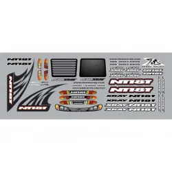 Xray NT18T Sticker For Body White, X397344