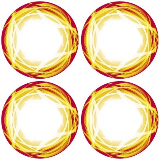 Xray XT8 Wheel Stickers Die-Cut Orange, X397351