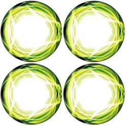 Xray XT8 Wheel Stickers Die-Cut Green, X397353