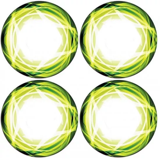 Xray XT8 Wheel Stickers Die-Cut Green, X397353