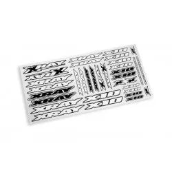 XRAY X10 STICKER FOR BODY - WHITE, X397371