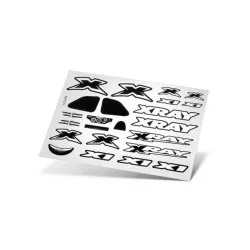 XRAY X1 STICKER FOR BODY White, X397372