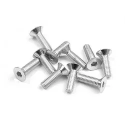 Hex Screw Sfh M3X10 Silver (10), X904310