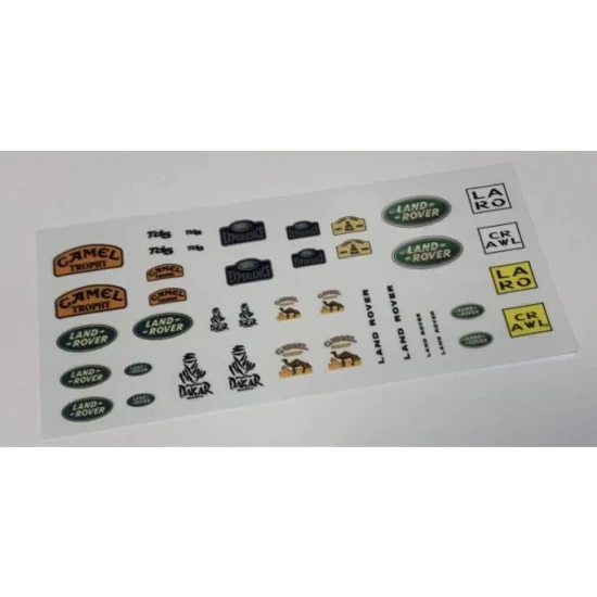 Camel Trophy decal sheet for TRX-4M
