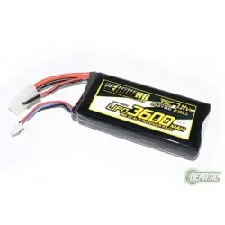 Yellow RC losi 5ive-T receiverPack, Lipo 3600mAh 7.4V