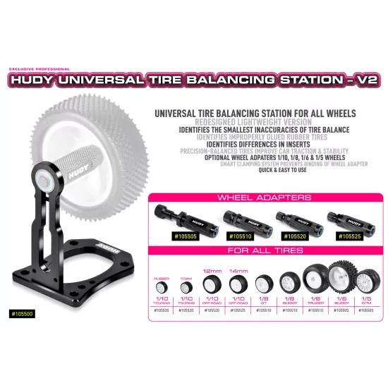Hudy Universal Tire Balancing Station - v2