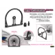 HUDY PROFESSIONAL 1/10 TC WHEEL ARCH MARKER + WHEEL ADAPTER & NUT