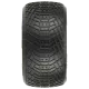 Positron 2.2" MC (Clay) Off-Road Buggy Tires Mounted on Velocity Hex Rear Yellow Wheels (2) for 1:10 Buggy Rear