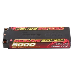 Gens Ace Redline 2.0 Series 5000mAh 2S 7.4V 140C HardCase Lipo Battery Pack with Hardcase 56#
