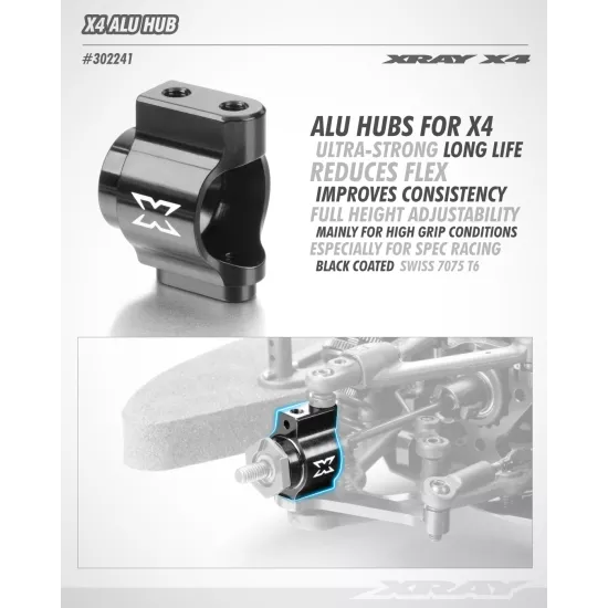 X4 Alu Hub - Swiss 7075 T6