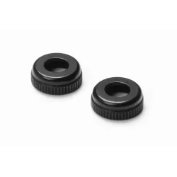 Alu Cap For Xray Shock Body #308322 - Black (2)