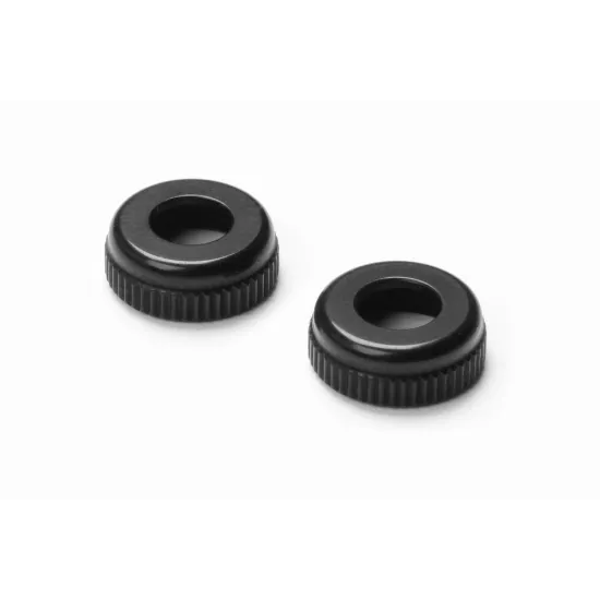 Alu Cap For Xray Shock Body #308322 - Black (2)
