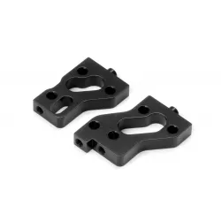 ALU RADIO PLATE MOUNTS - BLACK - SWISS 7075 T6 (L+R)