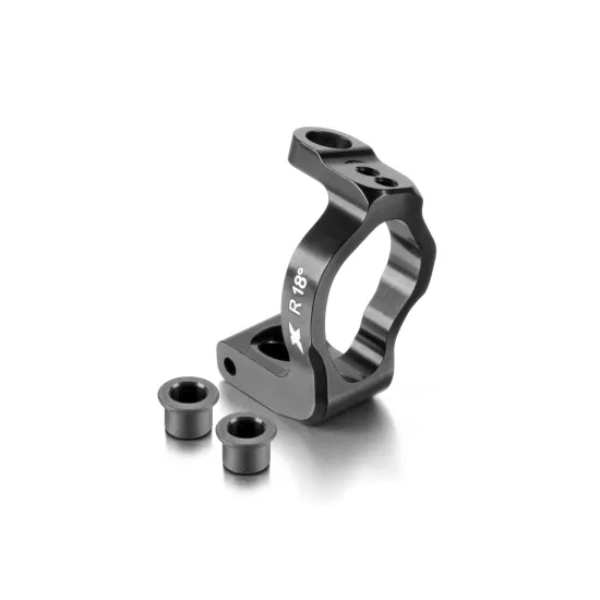 ALU CASTER BLOCK 18° RIGHT - SWISS 7075 T6