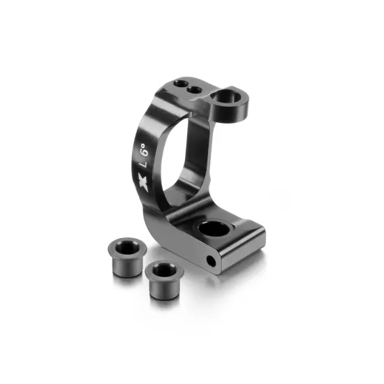 ALU CASTER BLOCK 6° LEFT - SWISS 7075 T6
