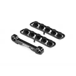 GT'22 ALU REAR LOWER SUSP. HOLDER - REAR - SQUARE ADJ. ROLL-C.