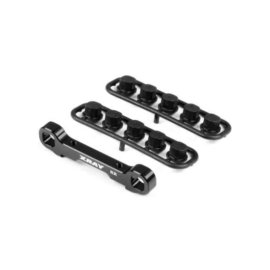 GT'22 ALU REAR LOWER SUSP. HOLDER - REAR - SQUARE ADJ. ROLL-C.