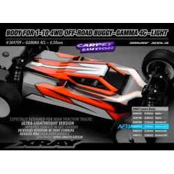 Body For 1/10 4Wd Off-Road Buggy - Gamma 4C - Light