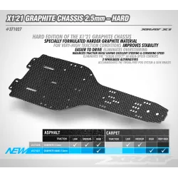 X1 2021 Graphite Chassis 2.5Mm - Hard