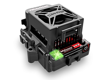 VX3 snelheidsregelaar ingebouwd in RC auto